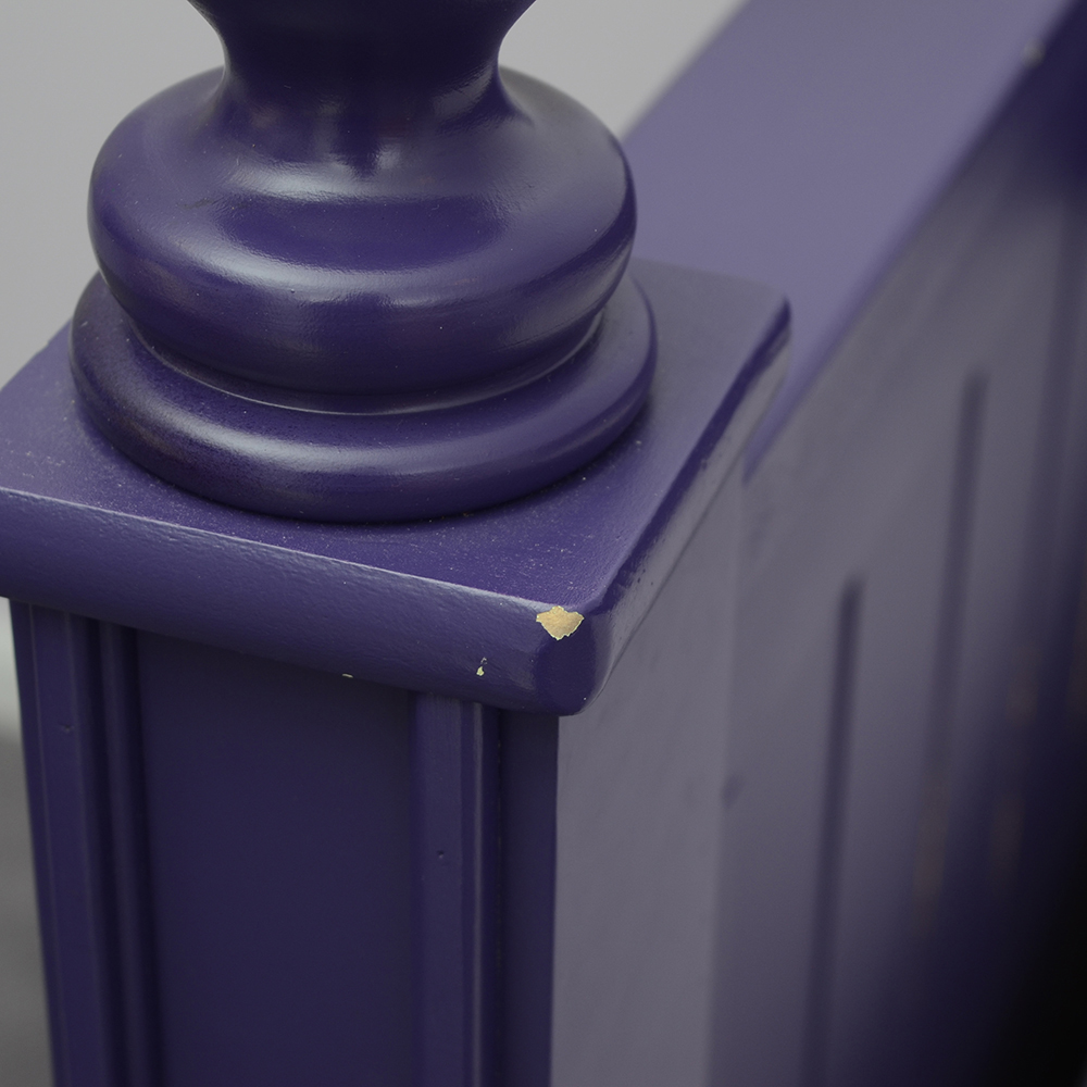 Purple Painted Trundle Bed EBTH